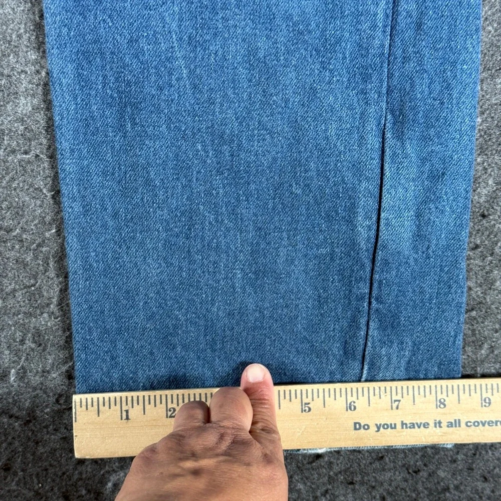 Jordan Brand Kids Wide Leg Denim Jeans Blue Red Stitch Jumpman Size 10 12710